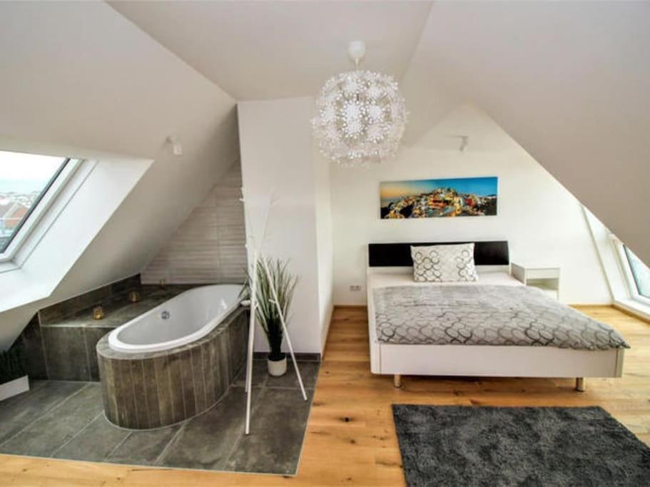 Luxury 2-Floor Rooftop Apartment With Terrace In The City Center Wien Exteriör bild